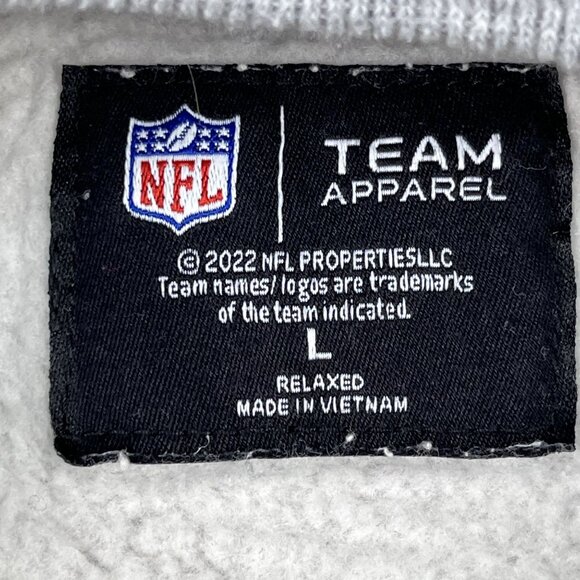 Miami Dolphins NFL Team Apparel Mens Relaxed Grey Sweatshirt Sz Large - Picture 4 of 5